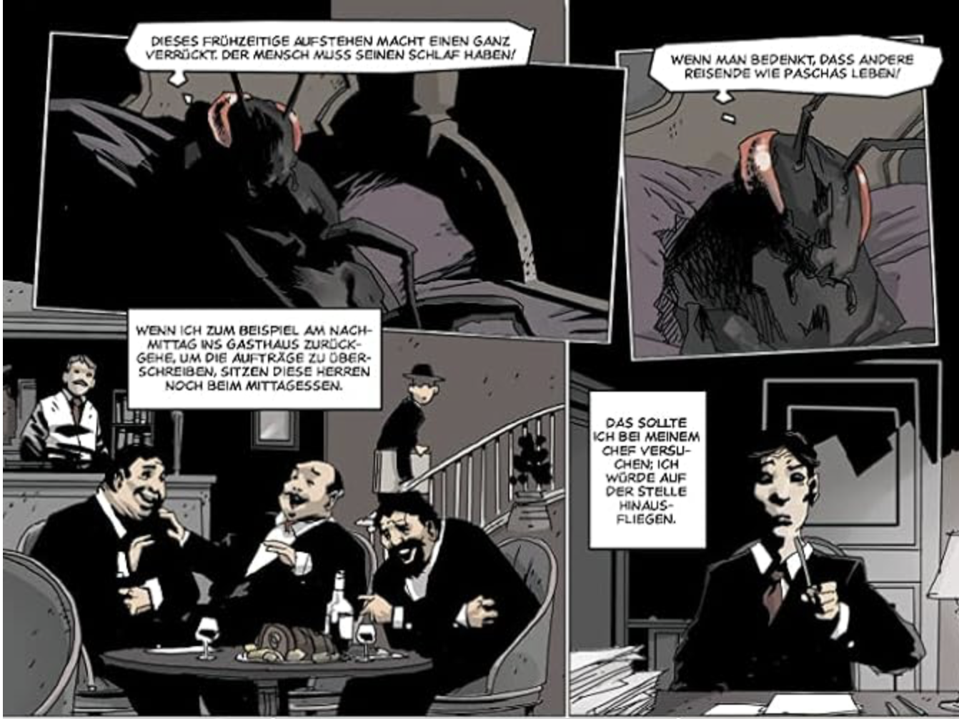 Kafkas Verwandlung als Graphic Novel